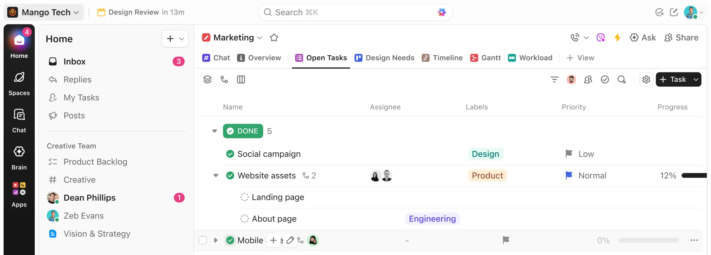 ClickUp 4.0 desktop app